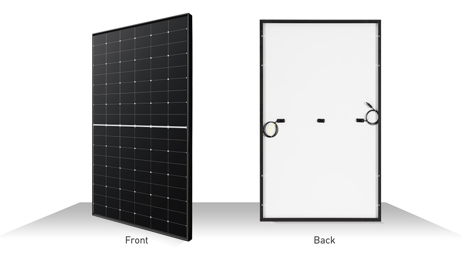 Longi solar 54 type HPBC Black solar panel 450w 440w